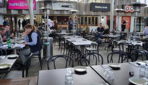 Outdoor dining at Georges on Sorrento